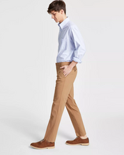 Tommy Hilfiger Mens Modern fit Dress Pants 40 / 30 Camel Brown Solid