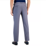 Perry Ellis Portfolio Men's Modern Fit Resolution Dress Pants Mid Grey 33 x 32
