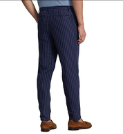 Polo Ralph Lauren Men's Tailored Slim Fit Polo Prepster Pants Navy Pinstripe XL