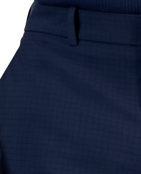 Perry Ellis Portfolio Men's Modern Fit Stretch Suit Dress Pants Blue 34 x 29