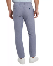 Kenneth Cole Mens Slim fit 2 Piece Suit 48 R / 42 Waist Blue Linen Stretch