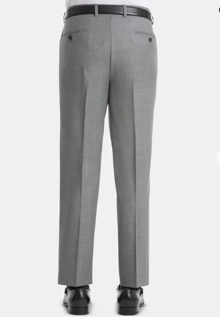 Lauren Ralph Lauren Men's Classic-Fit Wool Suit Pants Light Grey 34 x 32