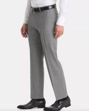 Ralph Lauren Men's Classic-Fit Wool Pants Light Grey 42 x 32
