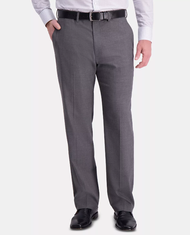 Haggar Men's Premium Stretch Suit Pants Classic Fit 40 X 29