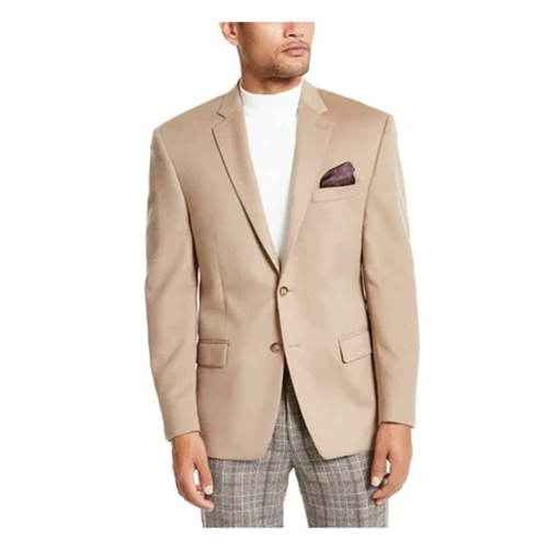Lauren Ralph Lauren Mens Classic-Fit Camel Sport Coat 40S
