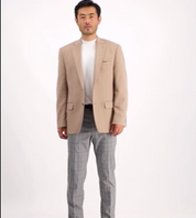 Lauren Ralph Lauren Mens Classic-Fit Camel Sport Coat 40S