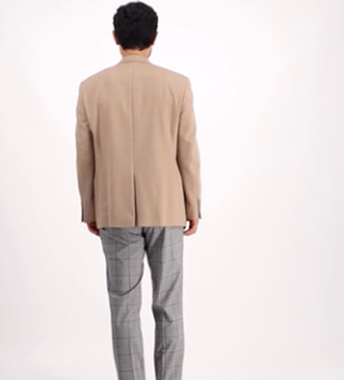 Lauren Ralph Lauren Men's Wool Blend Classic Fit Sport Coat Camel Beige 43R