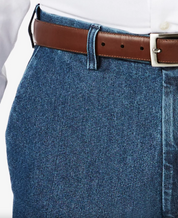 Haggar Mens Regular fit Casual Pants 48 / 30 Blue