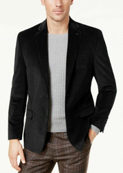Lauren Ralph Lauren Men's Classic Fit Ultraflex Corduroy Sport Coat Black 43R
