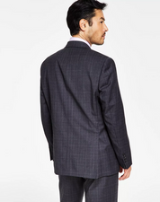 Lauren Ralph Lauren Men's Ultraflex Classic Fit Charcoal Plaid Suit Jacket 38R