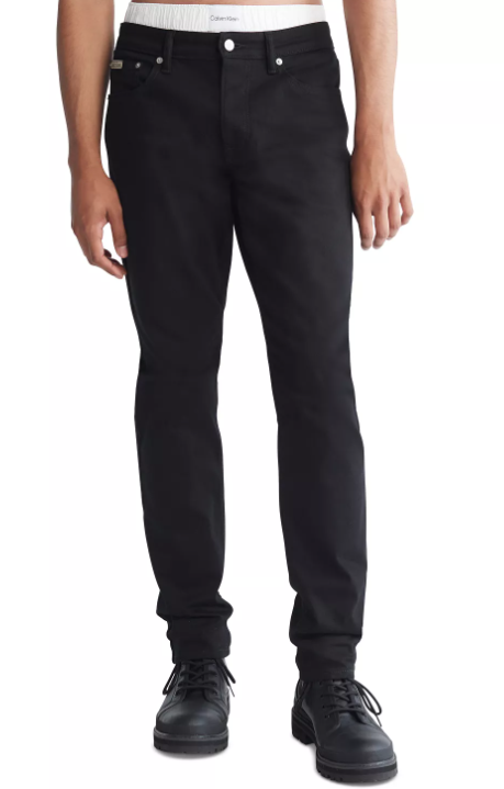 Calvin Klein Men's Slim Fit Jeans Forever Black 31 x 30