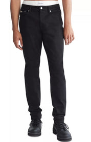 Calvin Klein Men's Slim Fit Stretch Jeans Forever Black 34 x 32
