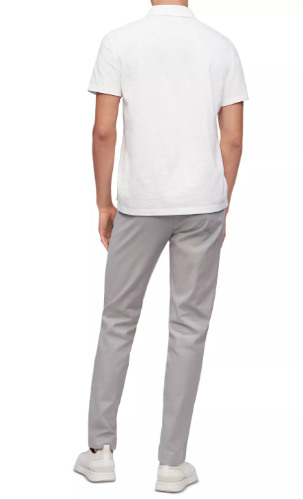 Calvin Klein Mens Slim Fit Performance Alloy Grey Chino Pants 32 x 30