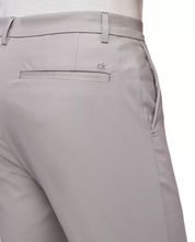 Calvin Klein Mens Slim fit Dress Pants 32 / 30 Grey Solid Stretch