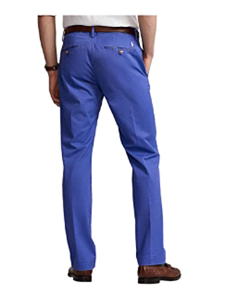Polo Ralph Lauren Men's Straight Fit Stretch Chino Pants 40 x 30 Liberty Blue