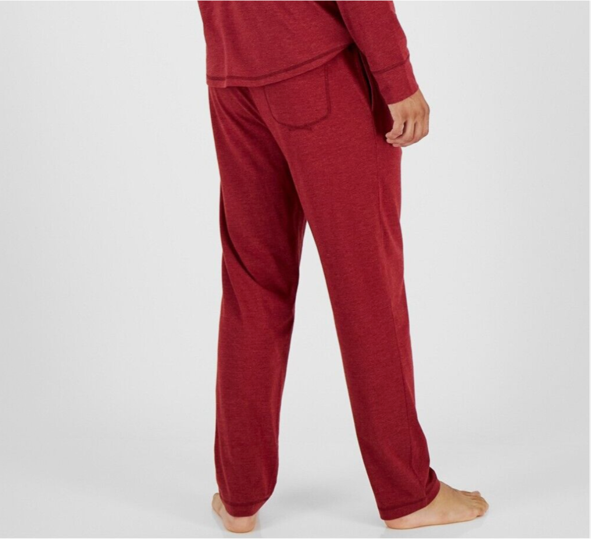 SUN+STONE Sunwashed Ruby Knight Knit Cotton Lounge Men's Pajama Pants Small