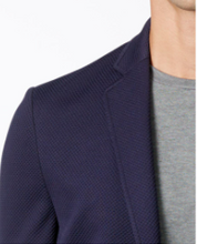 VINCE CAMUTO Men's Sport Coat Navy Blue 44R Slim-Fit Twill