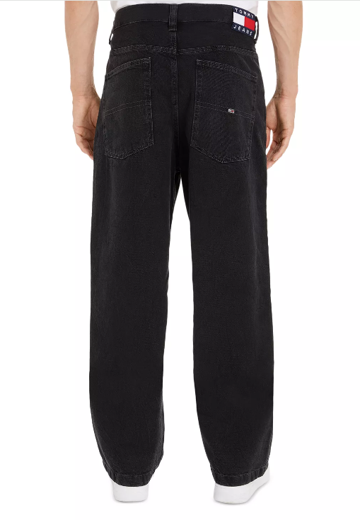 Tommy Jeans Men's Aiden Loose Fit Jean  Denim Black 34X30