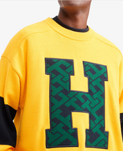 Tommy Hilfiger X Anthony Ramos Men's Varsity Sweater - Sun Rays - Gold Large