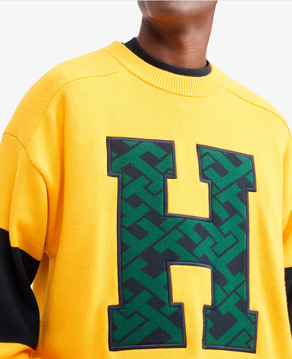 Tommy Hilfiger X Anthony Ramos Men's Varsity Sweater - Sun Rays - Gold Large