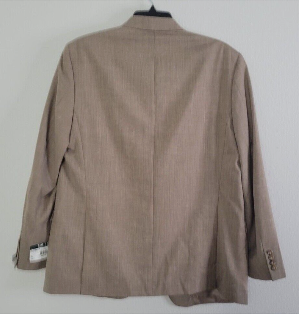 Lauren Ralph Lauren Mens Classic Fit Sport Coat Jacket 46R Tan