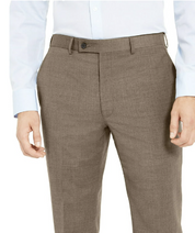 Lauren Ralph Lauren Mens Wool Blend Classic Fit UltraFlex Stretch Dress Pants Light Brown Pants 36 x 30