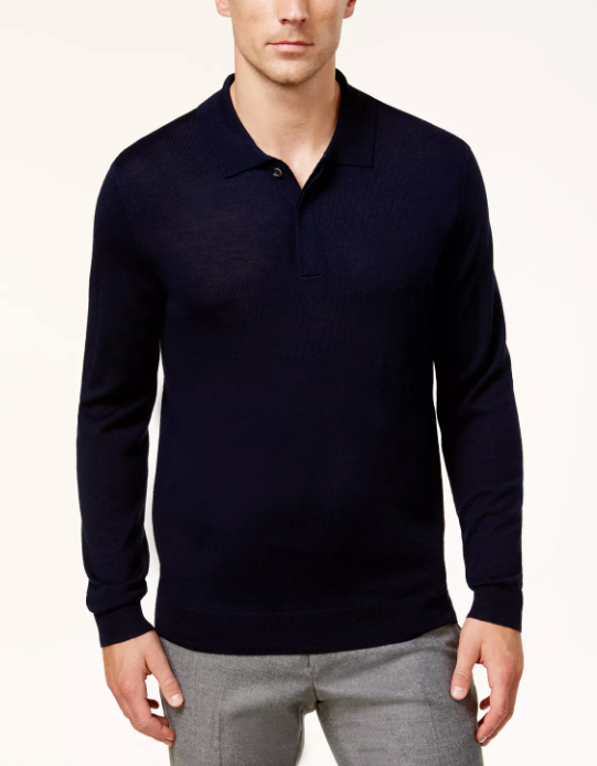 Club Room Mens Sweater Blue Small