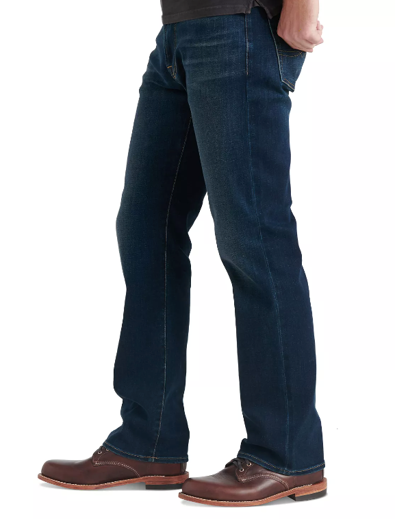 Lucky Brand Mens 181 Relaxed-Straight Fit Jeans Balsam Blue 33 x 30