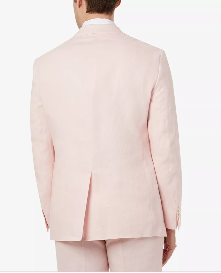 Lauren Ralph Lauren Men's UltraFlex Classic-Fit Linen Sport Coat - Pink 38S