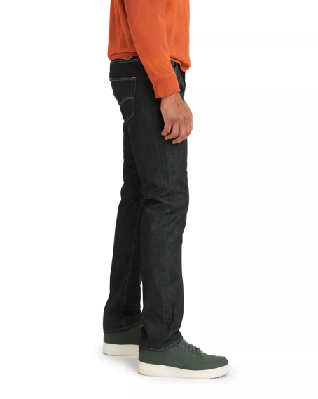 Levi's Men's 501 Original Fit Button Fly Jeans Clean Rigid Blue 40 x 32