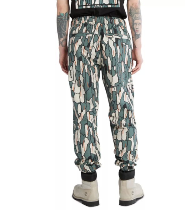 TIMBERLAND Mens DWR  Ripstop Jogger Pants Camo Green 2XL