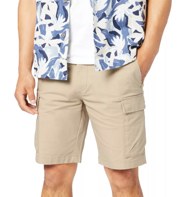 Dockers Mens Regular fit Cargo Shorts 44 Beige
