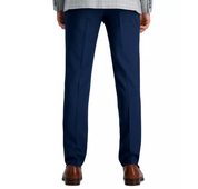 HAGGAR Men's Premium Comfort Slim-Fit Flat Front Dress Pants Blue 30 x 30