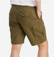 Tommy Hilfiger Men's Big  Tall 10 Soft Cotton Cargo Shorts Green 44 Waist