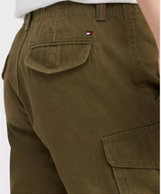Tommy Hilfiger Men's Big & Tall Cargo Shorts Green Military 52"