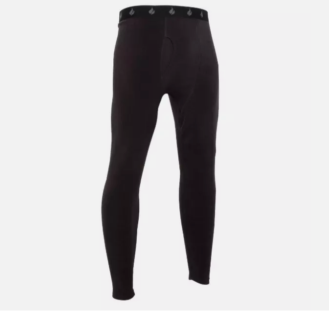 Heat Holders Men Warmest Thermal Pants Black 2XL