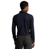 Polo Ralph Lauren Mens Slim Fit Herringbone Polo Shirt Navy XL