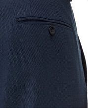 AX Armani Exchange Mens Slim Fit Birdseye Suit Dress Pants Navy 30 x 30