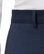 AX Armani Exchange Mens Slim Fit Birdseye Suit Dress Pants Navy 30 x 30