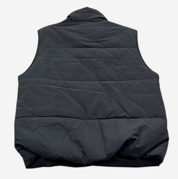 Calvin Klein Mens Regular fit Full Zip Vest XL Black Solid