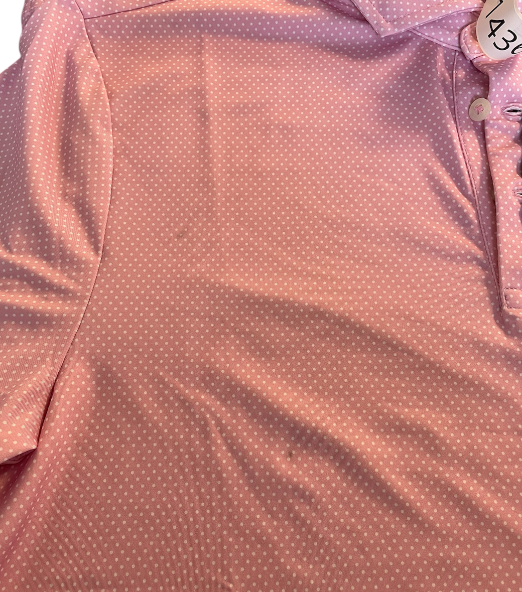 Polo Ralph Lauren RLX Mens Custom Slim Fit Performance Polo Shirt Medium Pink