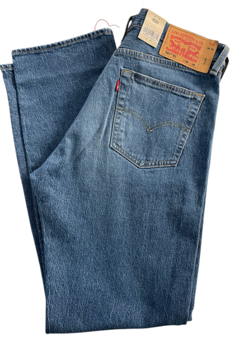 Levi's Men's Vintage Inspired 501 '93 Straight Fit Jeans Dill Truck Blue 34 x 34
