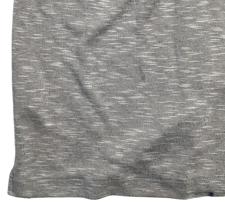 Alfani Mens Regular fit Short Sleeve Button-Up Shirt Medium Grey Solid