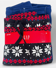 GAP Men's 2-Pk. 1 waffle-knit fabric and 1 jogger-leg silhouette. XL Blue Red