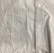 Nick Graham Mens Slim-Fit Dress Shirt Grey White 16 16 1/2 34 35