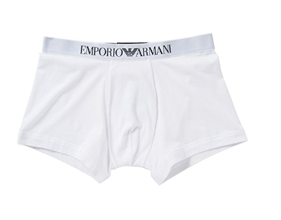 Emporio Armani Mens Boxer Briefs Underwear XL White