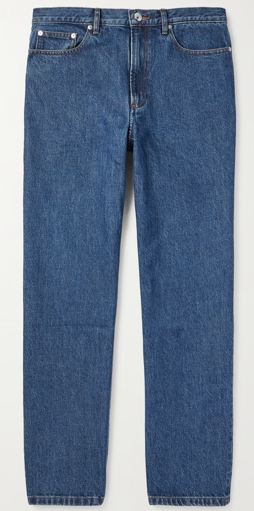 A.P.C. Men Straight fit Denim Jeans 29 / 31 Blue Solid Stretch
