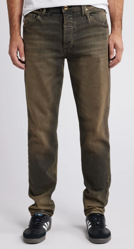 Vayder Men Slim fit Denim Jeans 30 / 32 Brown Stretch