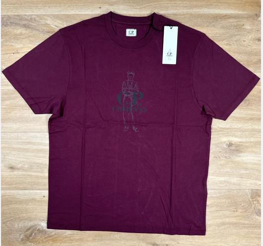 C.P. Company British Sailor T-Shirt Purple Large