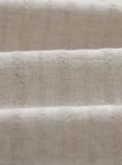 Wax Mens Ren Linen Button-Down Short Sleeve Shirt Beige Small